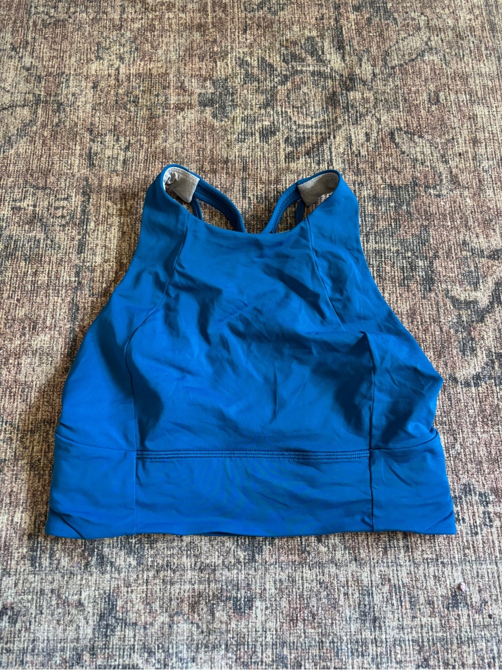 Lululemon Free to Be Serene High Neck Long Line Sports Bra Size 8